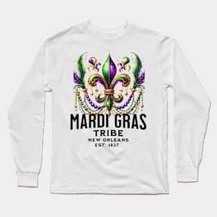 Mardi Gras tribe Long Sleeve T-Shirt